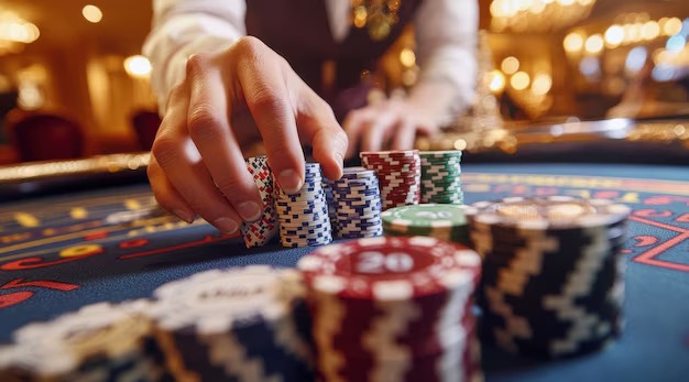 hadir77 Fortune Mouse live dealer studio with professional dice setup and HD broadcast